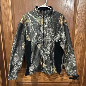 Winchester Mens Camo Fleece Jacket Full Zip Rugged Outdoors Hunting M‎